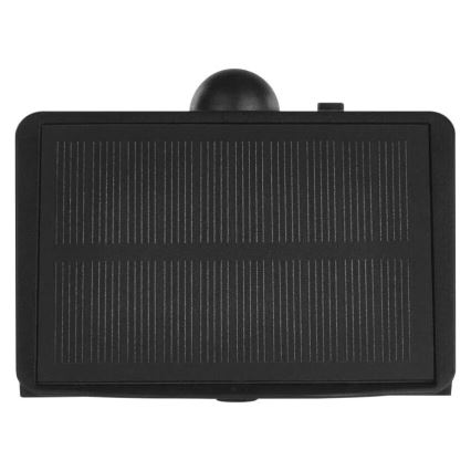 Aplique LED solar con sensor LUMI LED/3,7W IP65 negro