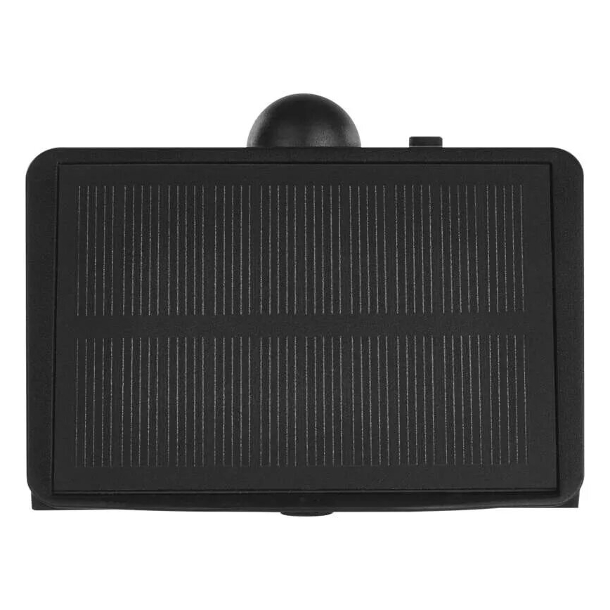 Aplique LED solar con sensor LUMI LED/3,7W IP65 negro