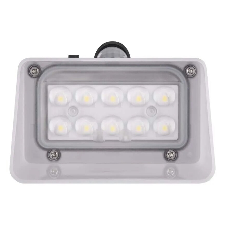 Aplique LED solar con sensor LUMI LED/3,7W IP65 negro