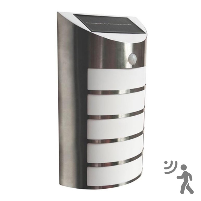 Aplique LED solar con sensor SAFFO LED/3,7V 2000 mAh IP44