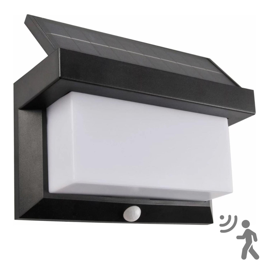 Aplique LED solar con sensor TONY LED/3,7V 1800 mAh IP44