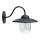 Aplique LED solar LED/0,5W/1,2V 600 mAh IP44 negro