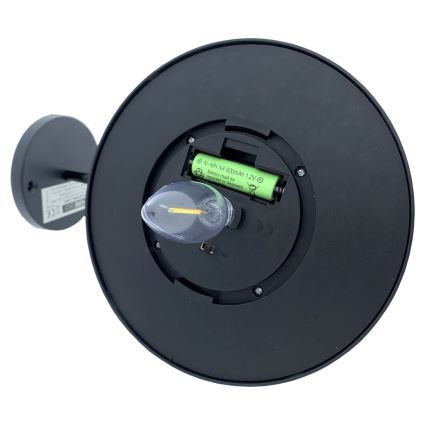 Aplique LED solar LED/0,5W/1,2V 600 mAh IP44 negro