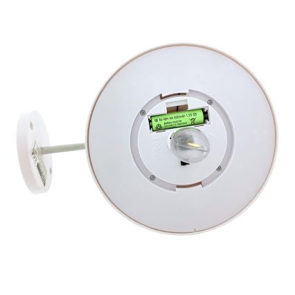 Aplique LED solar LED/0,5W/1,2V 600 mAh IP44 blanco
