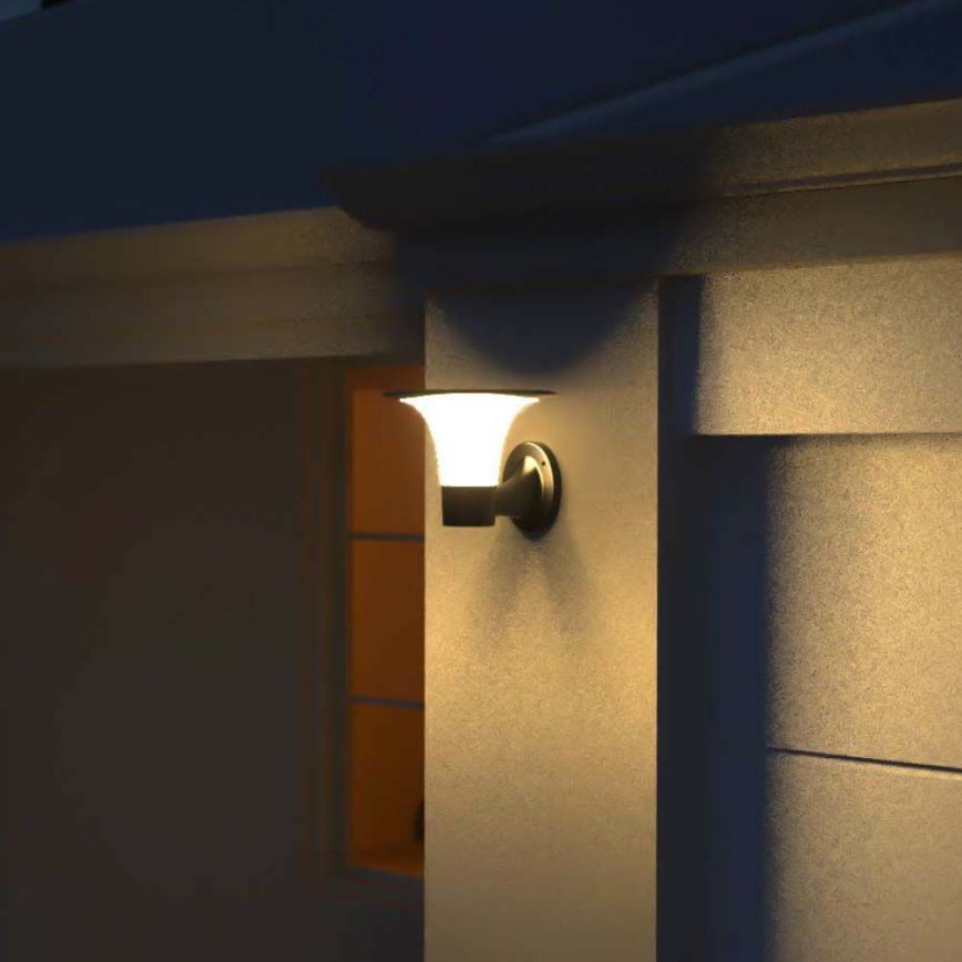 Aplique LED solar con sensor LED/15W/3,2V 4000K/6000K IP65 6000 mAh