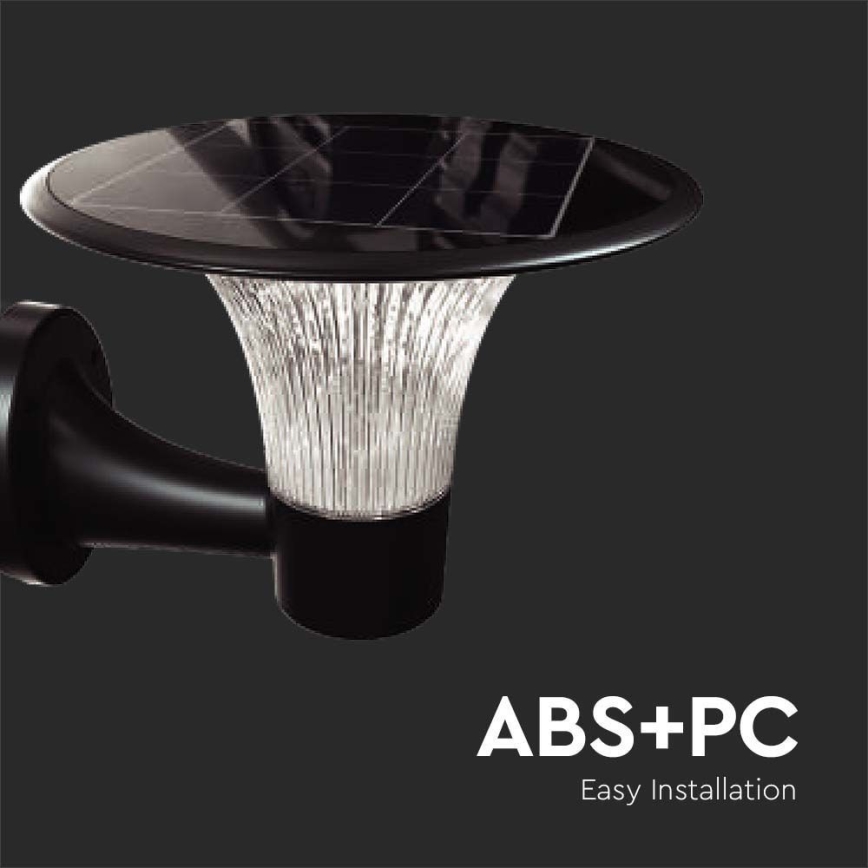 Aplique LED solar con sensor LED/15W/3,2V 4000K/6000K IP65 6000 mAh