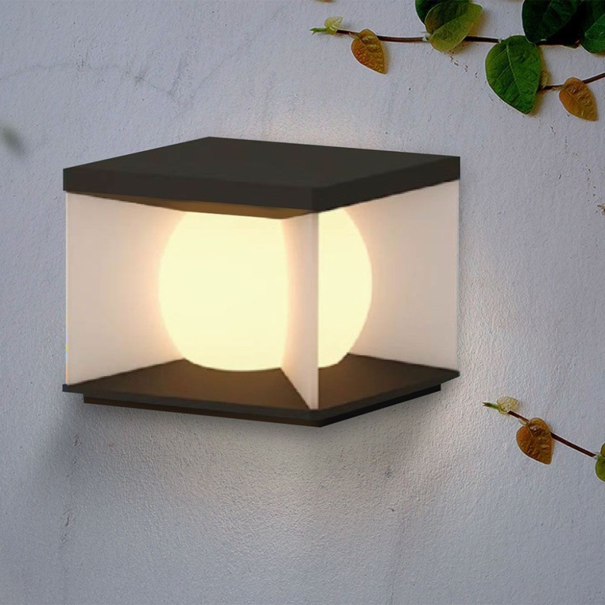 Aplique solar LED regulable LED/8W/3,7V IP65 3000K 5200 mAh + mando a distancia