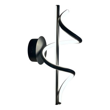 Aplique LED TWIST LED/12W/230V negro