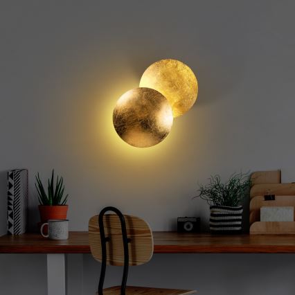 Aplique LED YOSMA LED/5W/230V 3000K dorado