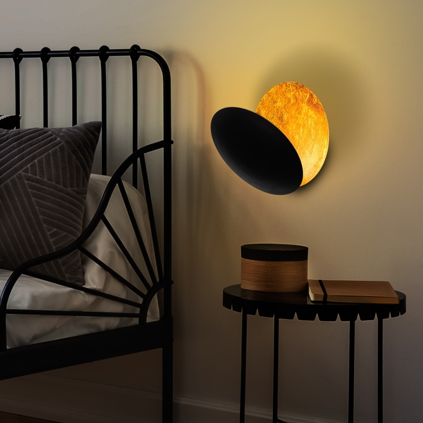 Aplique LED YOSMA LED/5W/230V 3000K negro/cobre
