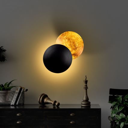 Aplique LED YOSMA LED/5W/230V 3000K negro/cobre