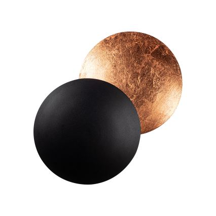 Aplique LED YOSMA LED/5W/230V 3000K negro/cobre