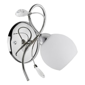 Aplique LIVIA 1xE14/10W/230V cromo brillante