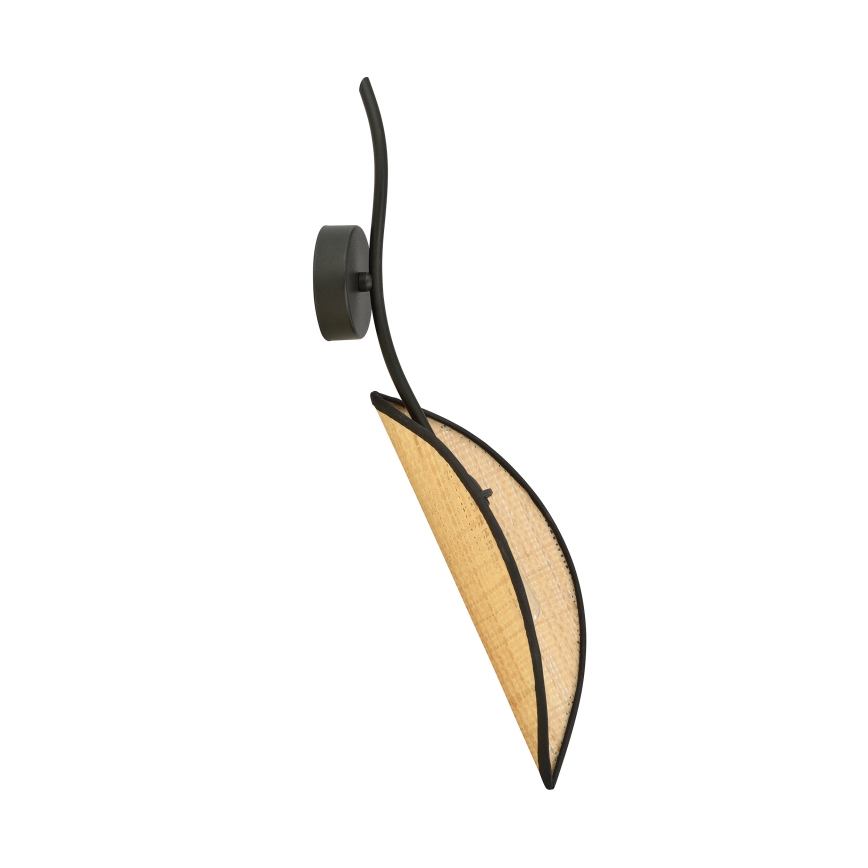 Aplique LOTUS 1xE14/10W/230V negro/beige
