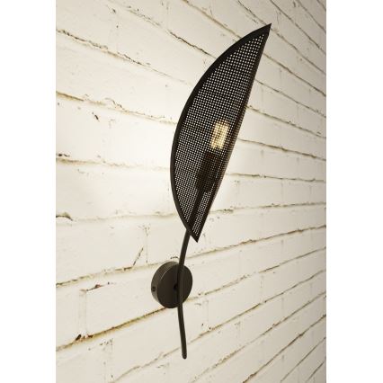 Aplique LOTUS 1xE14/10W/230V negro/dorado