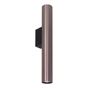 Aplique LUNGOMARE 2xGU10/10W/230V cromo mate