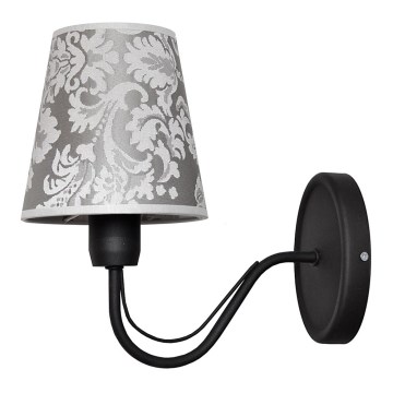 Aplique MALBO II 1xE27/15W/230V negro