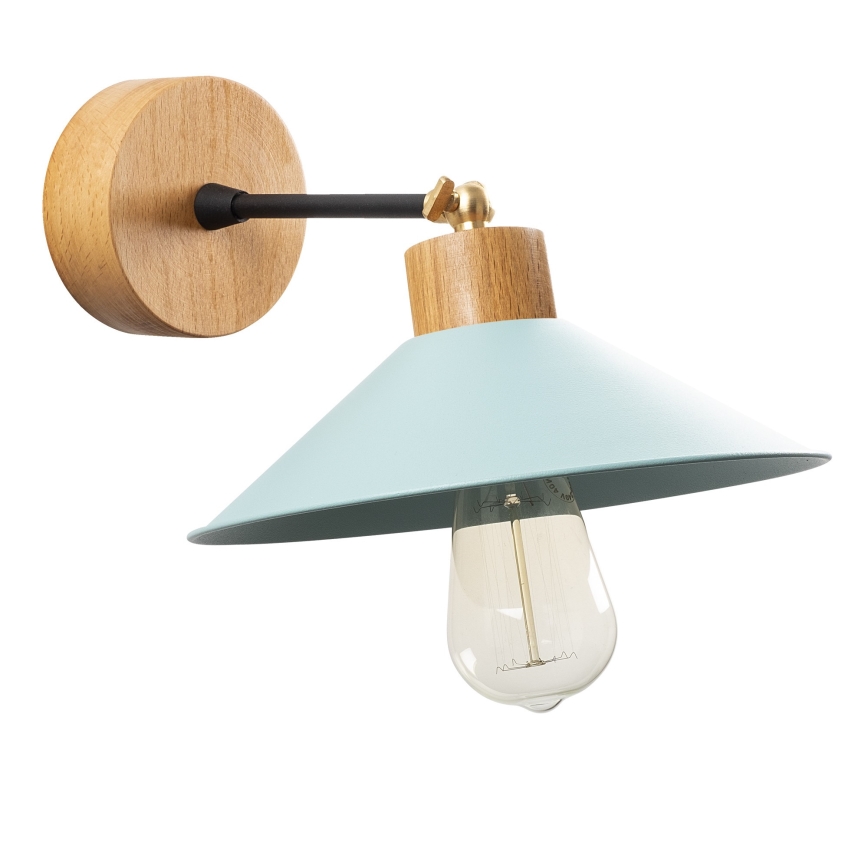 Aplique MANAVGAT 1xE27/40W/230V marrón/azul