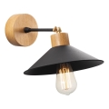 Aplique MANAVGAT 1xE27/40W/230V marrón/negro