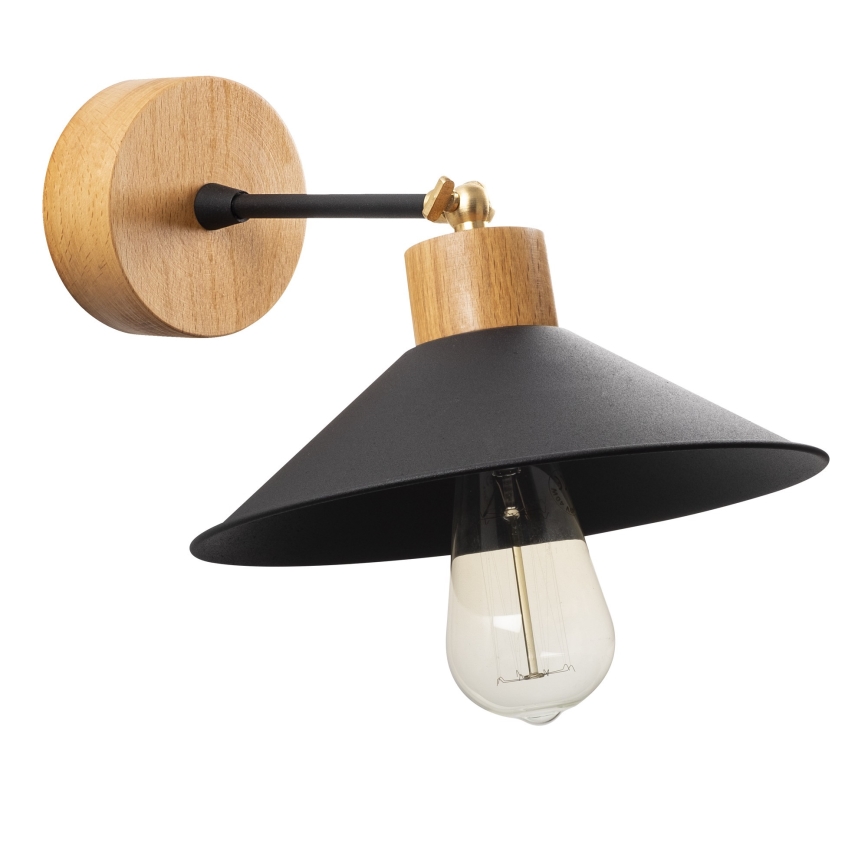 Aplique MANAVGAT 1xE27/40W/230V marrón/negro