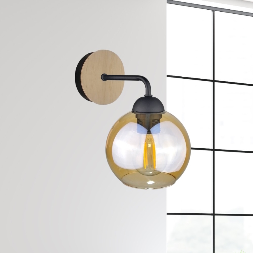 Aplique MELLE WOOD 1xE27/60W/230V