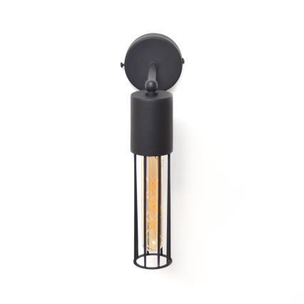 Aplique MELODY 1xE27/15W/230V negro