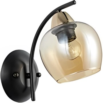 Aplique MERRA 1xE27/40W/230V negro/beige