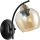 Aplique MERRA 1xE27/40W/230V negro/beige