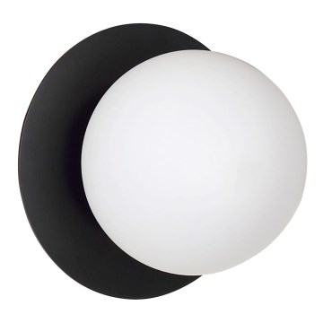 Aplique MINERVA 1xE14/10W/230V negro