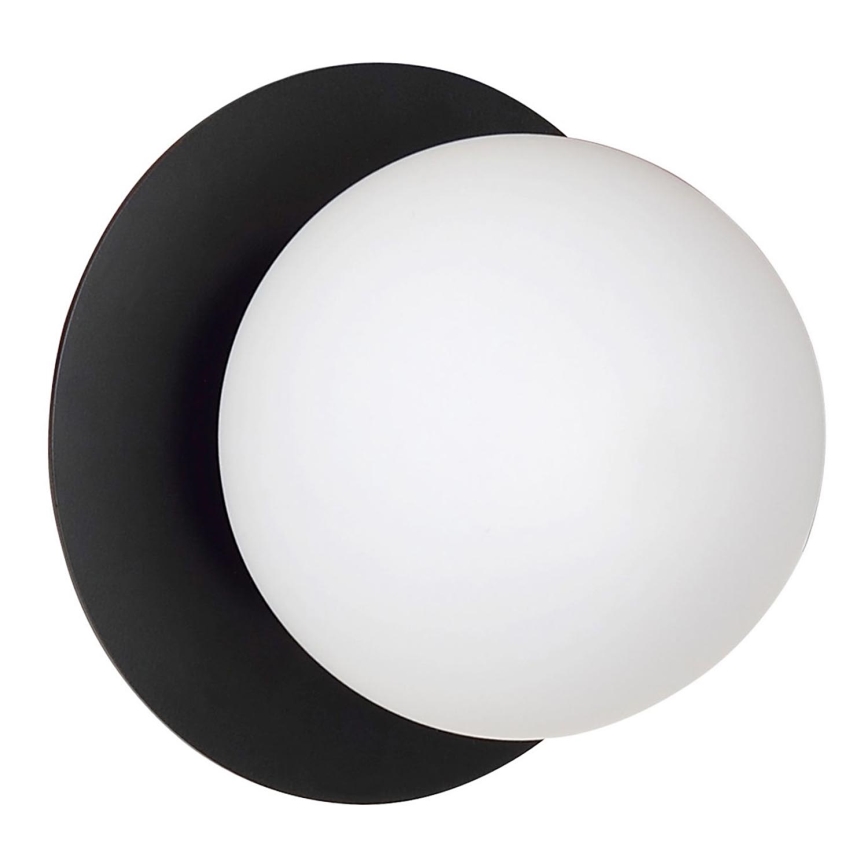 Aplique MINERVA 1xE14/10W/230V negro