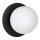 Aplique MINERVA 1xE14/10W/230V negro