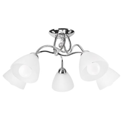 Aplique MIRANDA 1xE27/60W/230V cromo brillante
