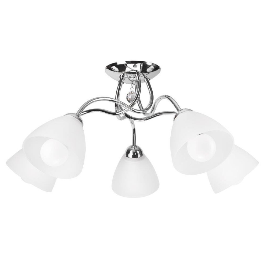 Aplique MIRANDA 1xE27/60W/230V cromo brillante