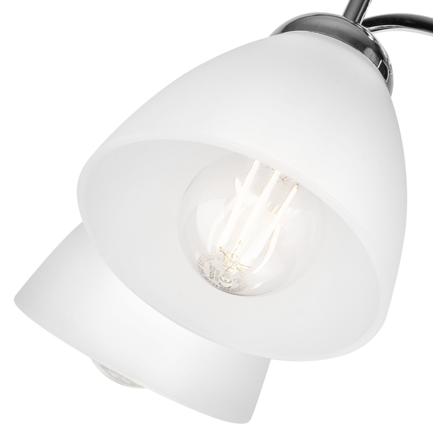 Aplique MIRANDA 1xE27/60W/230V cromo brillante
