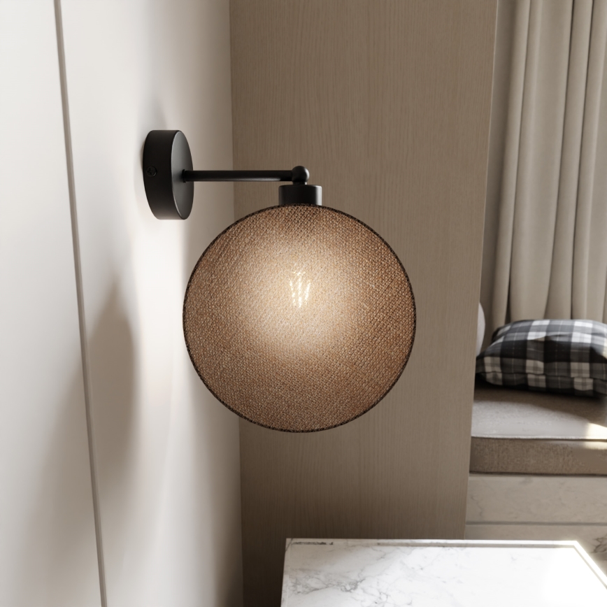 Aplique MOTIF 1xE14/10W/230V beige