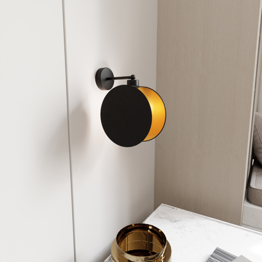 Aplique MOTIF 1xE27/15W/230V negro