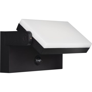 Aplique mural LED para exterior con sensores de movimiento y crepúsculo XERTO LED/20W/230V 3000/4000/6500K IP44 negro