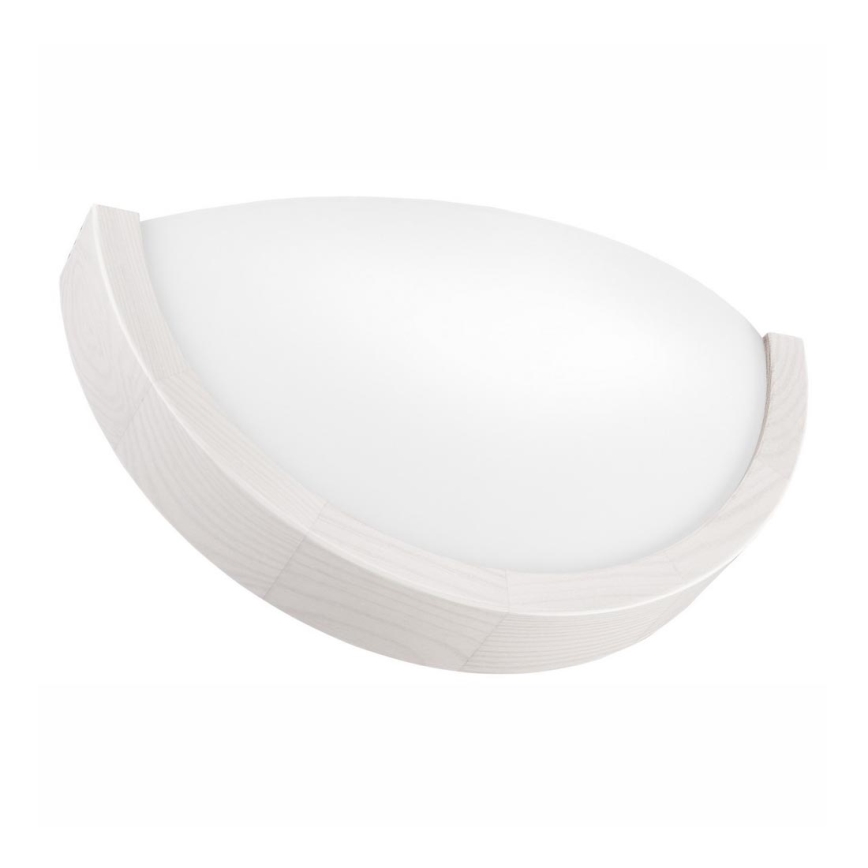Aplique NATURAL SLIM 1xE27/60W/230V pino/blanco