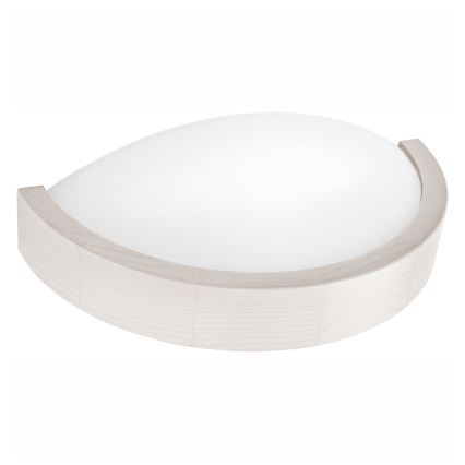 Aplique NATURAL SLIM 1xE27/60W/230V pino/blanco