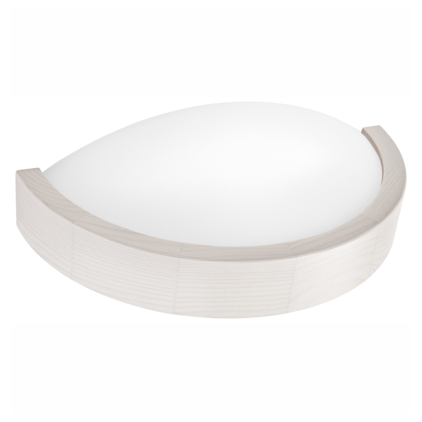 Aplique NATURAL SLIM 1xE27/60W/230V pino/blanco