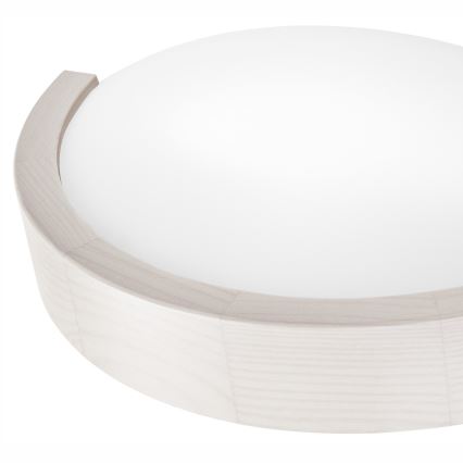 Aplique NATURAL SLIM 1xE27/60W/230V pino/blanco