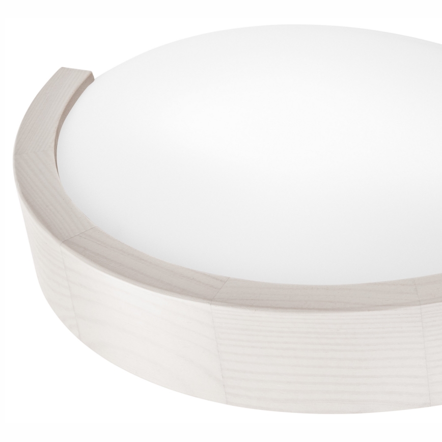 Aplique NATURAL SLIM 1xE27/60W/230V pino/blanco