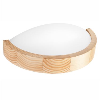 Aplique NATURAL SLIM 1xE27/60W/230V pino