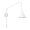 Aplique NOX 1xE14/10W/230V blanco