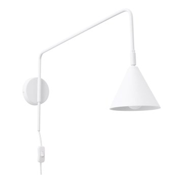 Aplique NOX 1xE14/10W/230V blanco