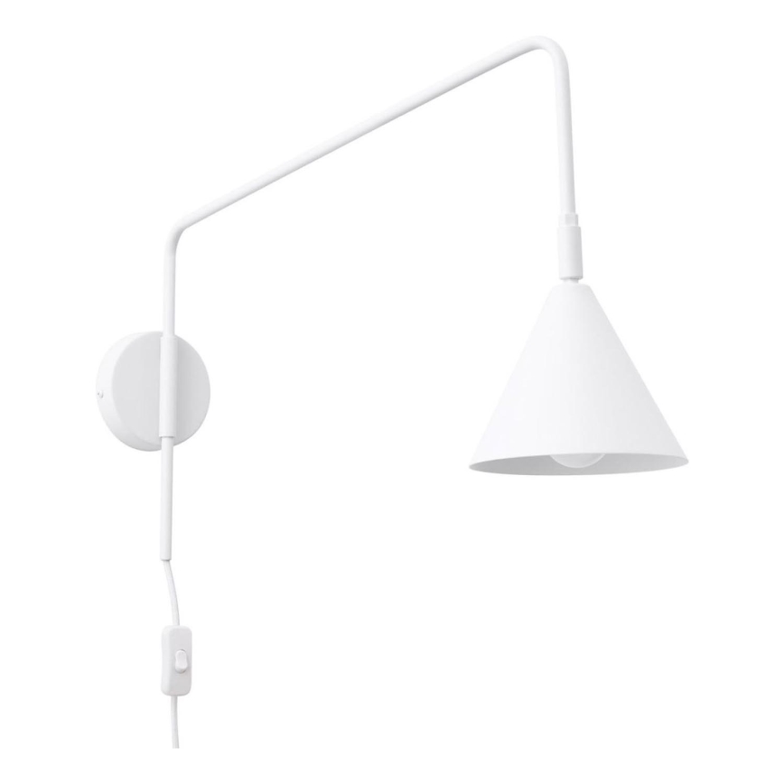 Aplique NOX 1xE14/10W/230V blanco