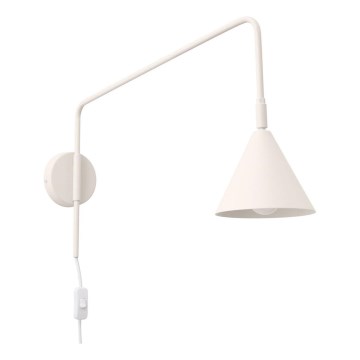 Aplique NOX 1xE14/10W/230V color crema