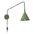 Aplique NOX 1xE14/10W/230V verde