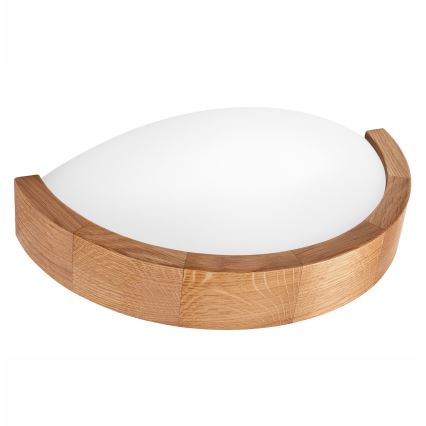 Aplique OAK SLIM 1xE27/60W/230V roble