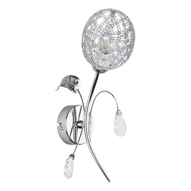 Aplique ORLEAN 1xE14/10W/230V cromo brillante